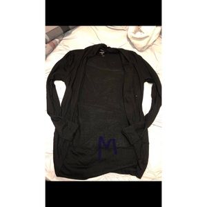 Black cardigan